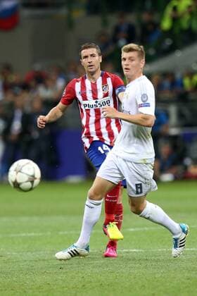 Gabi ( Atletico Madrid ) Toni Kroos ( Real Madrid ), Real Madrid vs. Atletico Madrid, Fussball, Champions League Finale, 28.05.2016, Mailand Copyright: Langerx xEibner-Pressefoto EP_HLR