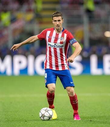 28. Mai 2016: Mailand, Giuseppe Meazza Stadion: Fussball UEFA Champions League, Finale: Real Madrid - Atletico Madrid: Atleticos Gabi.
