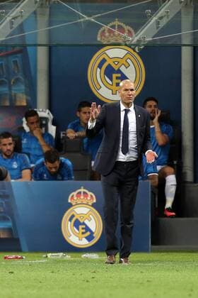 Trainer Zinedine Zidane ( Real Madrid ), Real Madrid vs. Atletico Madrid, Fussball, Champions League Finale, 28.05.2016, Mailand Copyright: Langerx xEibner-Pressefoto EP_HLR