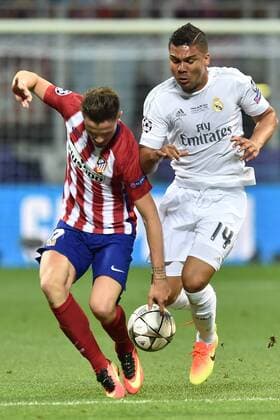 Antoine Griezmann atletico, Casemiro Real. Milano 28-05-2016 Stadio San Siro Real Madrid - Atletico Football Champions League Final . andreaxstaccioli