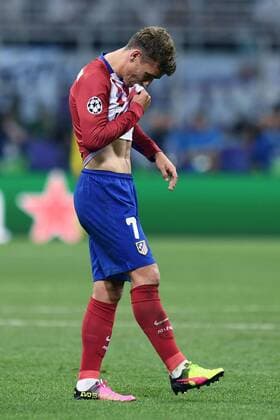 Mg Mailand 28 05 2016 - finale Champions League Real Madrid-Atletico Madrid: Enttäuschung Antoine Griezmann 