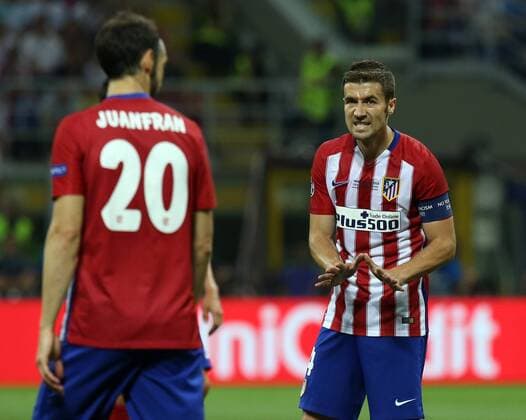 28.05.2016. Milan, Italy. UEFA Champions League Final between Real Madrid and Atletico de Madrid at the San Siro stadium in Milan, Italy. Sau& x301;l N& x303;i& x301;guez Atleico xPaoloxNuccix  ActionPlus11742777