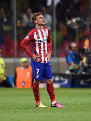 Bilder des Tages - SPORT FUSSBALL CHAMPIONS LEAGUE FINALE SAISON 2015 2016 Real Madrid - Atletico Madrid 28.05.2016 Antoine Griezmann (Atletico Madrid) ist enttaeuscht 