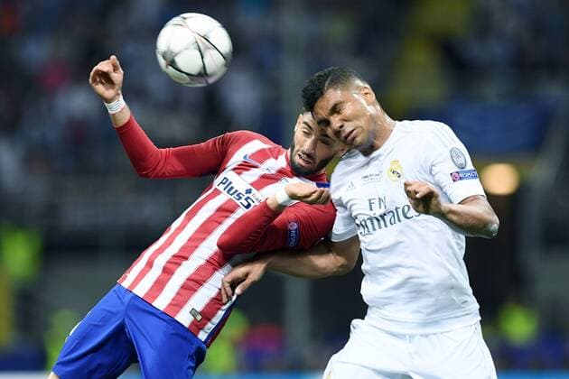 Mg Mailand 28 05 2016 - finale Champions League Real Madrid-Atletico Madrid: Yannick Carrasco-Casemiro 