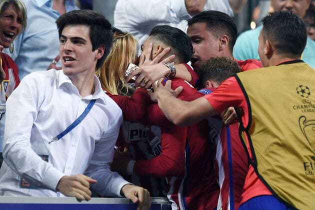 Mg Mailand 28 05 2016 - finale Champions League Real Madrid-Atletico Madrid: Torjubel Yannick Carrasco 