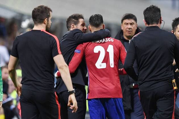 Mg Mailand 28 05 2016 - finale Champions League Real Madrid-Atletico Madrid: Torjubel Yannick Carrasco 