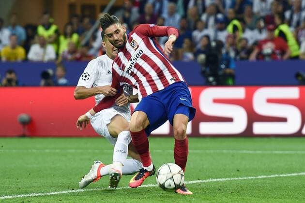 Themen der Woche - Sport Bilder des Tages - SPORT Mg Mailand 28 05 2016 - finale Champions League Real Madrid-Atletico Madrid: Tor durch Yannick Carrasco 