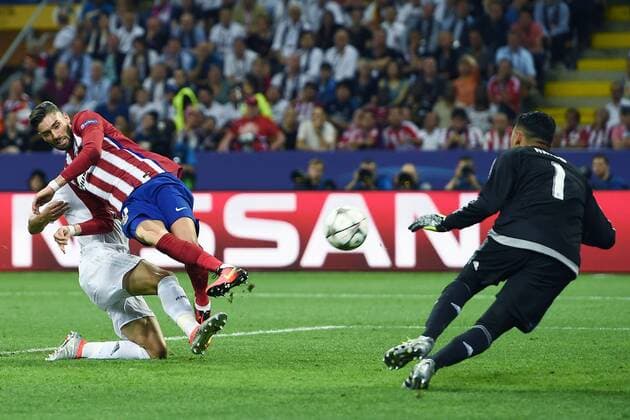 Mg Mailand 28 05 2016 - finale Champions League Real Madrid-Atletico Madrid: Tor durch Yannick Carrasco 