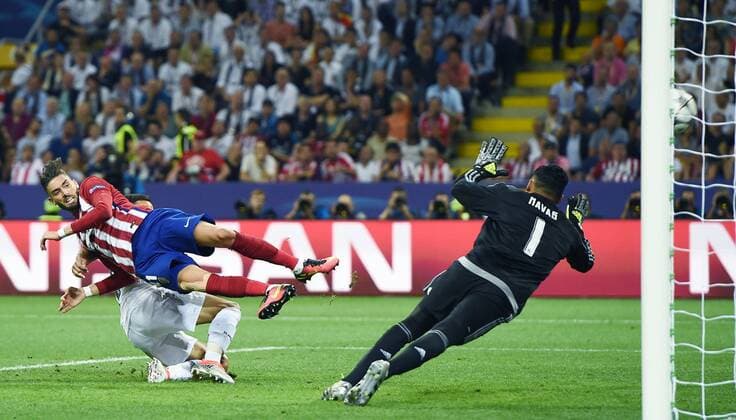 Mg Mailand 28 05 2016 - finale Champions League Real Madrid-Atletico Madrid: Tor durch Yannick Carrasco 