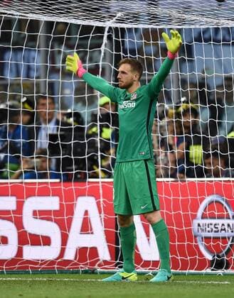 FUSSBALL CHAMPIONS LEAGUE FINALE SAISON 2015 2016 Real Madrid - Atletico Madrid 28.05.2016 Torwart Jan Oblak (Atletico Madrid) 