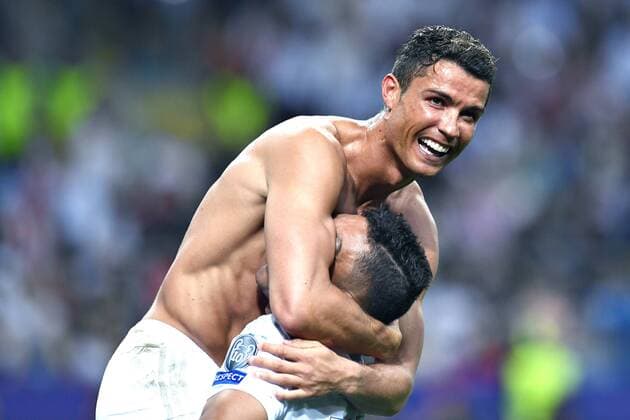 Mg Mailand 28 05 2016 - finale Champions League Real Madrid-Atletico Madrid: Torjubel Cristiano Ronaldo 