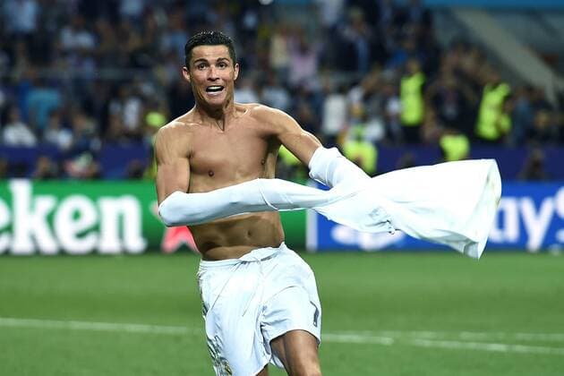 Mg Mailand 28 05 2016 - finale Champions League Real Madrid-Atletico Madrid: Torjubel Cristiano Ronaldo 