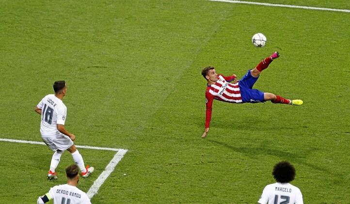 Champions League final between Real Madrid and Atletico at San Siro. In this picture, Griezmann. xFOTOxCHEMAxREYx 