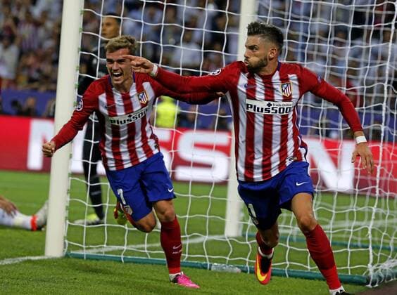 Champions League final between Real Madrid and Atletico at San Siro. In this picture, Carrasco celebrates his goal. xRAFAxCASALx 