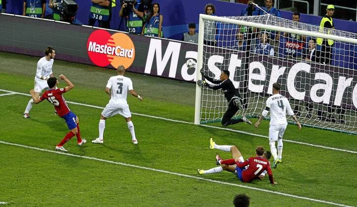 Champions League final between Real Madrid and Atletico at San Siro. In this picture, Keylor Navas. xFOTOxCHEMAxREYx 