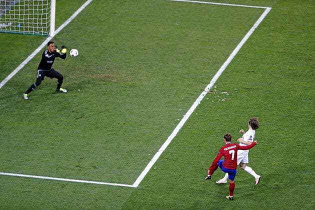 Champions League final between Real Madrid and Atletico at San Siro. In this picture, Keylor Navas. xFOTOxCHEMAxREYx 