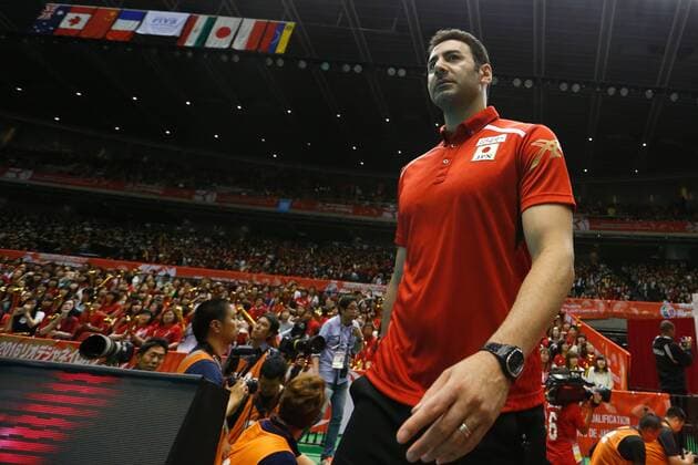 ? Ahmad Masajedi (JPN), MAY 28, 2016 - Volleyball : Men s Volleyball World Final Qualification for the Rio de Janeiro Olympics 2016 match between Japan 3-1 Venezuela at Tokyo Metropolitan Gymnasium, Tokyo, Japan. NOxTHIRDxPARTYxSALES.  (ipha023553)