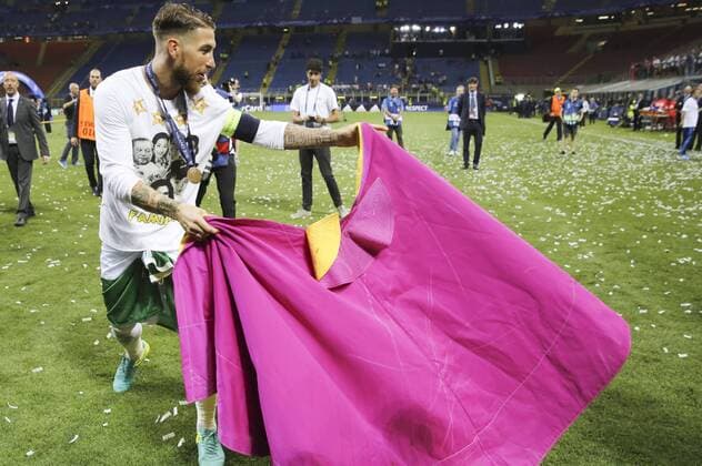 Sergio Ramos beim UEFA Champions League Finalspiel Real Madrid vs Atletico Madrid (5:3) im San Siro Giuseppe-Meazza-Stadion. Mailand, 28.05.2016  Foto:xDyDxFotografosx xFuturexImage