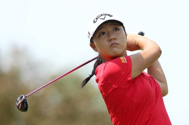 May 28, 2016 - Ann Arbor, Michigan, USA - Lydia Ko of of New Zeeland follows her tee shot on the second hole during the third round of the inaugural LPGA Golf Damen Volvik Championship at Travis Pointe Country Club in Ann Arbor, MI, USA Saturday, May 28, 2016. LPGA Volvik Championship - Round Three  - ZUMAn230