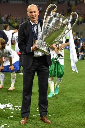 Real Madrid Coach, Zinedine zidane - Zinedine zidane. Round FINAL of the CHAMPIONS league soccer match between Real Madrid - Atletico de Madrid at the Giuseppe Meazza estadium San Siro Milan - Italy by May 29 2016.  xMiguelxLopezx x SOCCERxSPAINx