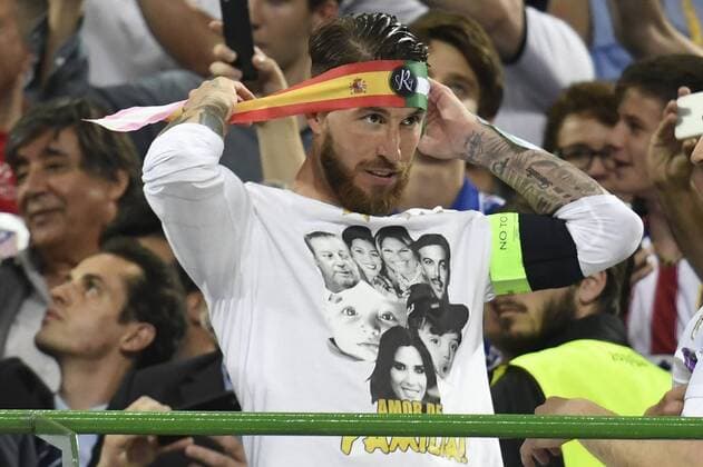 Sergio Ramos Celebration - Milano 28-05-2016 Stadio San Siro Real Madrid - Atletico Football Champions League Final . andreaxstaccioli