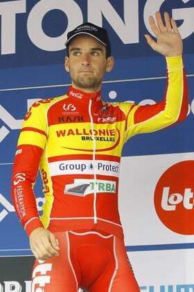 Baptiste Planckaert of WALLONIE BRUXELLES - GROUP PROTECT winner of the points classification pictured during stage 5 of the 2016 Baloise Belgium Tour cycling race with start in Tremelo and finish in Tongeren in Tongeren, Belgium. CYCLISME : 2016 Baloise - Tour de Belgique - Tremelo Tongeren- Etape 5 - 29 05 2016 PhotoNews Panoramic 