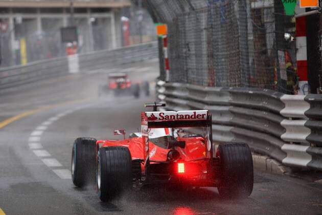 Monaco Grand Prix, Monte Carlo 25 - 29 May 2016 29.05.2016 - Race, Kimi Raikkonen (FIN) Scuderia Ferrari SF16-H and Sebastian Vettel (GER) Scuderia Ferrari SF16-H 
