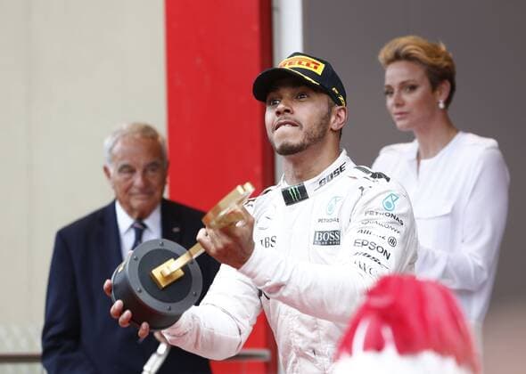 Formel 1, Lewis Hamilton gewinnt GP von Monaco Motorsports: FIA Formula One World Championship WM Weltmeisterschaft 2016, Grand Prix of Monaco, 44 Lewis Hamilton (GBR, Mercedes AMG Petronas Formula One Team), xHOCHxZWEIx