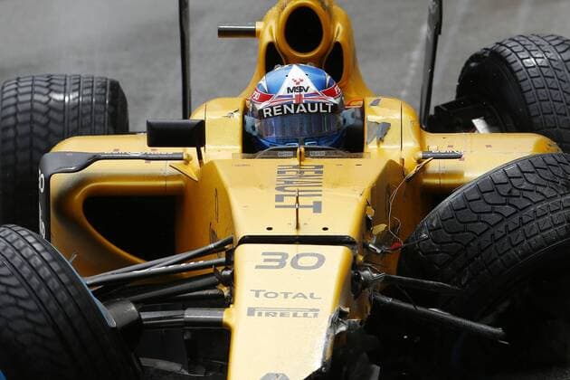Formel 1, GP von Monaco, Unfall Jolyon Palmer Motorsports: FIA Formula One World Championship WM Weltmeisterschaft 2016, Grand Prix of Monaco, 30 Jolyon Palmer (GBR, Renault Formula 1 Team), xHOCHxZWEIx