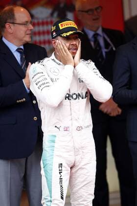 Formel 1, Lewis Hamilton gewinnt GP von Monaco Motorsports: FIA Formula One World Championship WM Weltmeisterschaft 2016, Grand Prix of Monaco, 44 Lewis Hamilton (GBR, Mercedes AMG Petronas Formula One Team), xHOCHxZWEIx