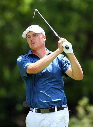 May 29, 2016 - Fort Worth, TX, USA - Jordan Spieth tees off on the fourth hole during the Dean & Deluca Invitational on Sunday May 29, 2016, at the Colonial Country Club in Fort Worth, Texas. Dean & Deluca Invitational - ZUMAm67_