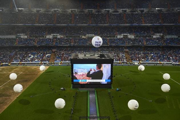 May 29, 2016 - Madrid, Madrid, Spain - Players celebrated during the Real Madrid celebration the day after winning the UEFA Champions League Final at Santiago Bernabeu stadium on May 29, 2016 in Madrid, Spain. Real Madrid Victory Parade After UEFA Champions League Final  - ZUMAg15_