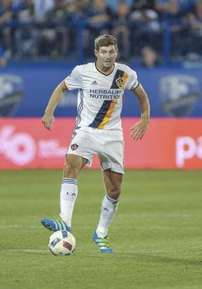 May 28, 2016 - Montreal, QC, Canada - MAY 28, 2016: LA Galaxy midfielder and former Liverpool FC star Steven Gerrard ( 8) during the MLS Fussball Herren USA match between the Montreal Impact and LA Galaxy at Stade Saputo in Montreal, Quebec. Canada on May 28, 2016. ..Photo: SOCCER: MAY 28 MLS - Galaxy at Impact - ZUMAk120