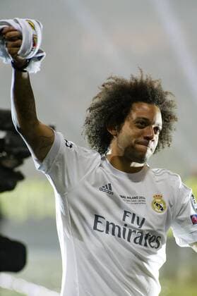 Marcelo bei der Real Madrid UEFA Champions League Siegesfeier im Estadio Santiago Bernabeu. Madrid, 29.05.2016  Foto:xDyDxFotografosx xFuturexImage
