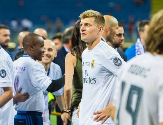 Samstag 28.05.2016, Champions League - Finale in Mailand, Saison 2015 2016, Atletico Madrid - Real Madrid, Toni Kroos (Real Madrid 8) DeFodi507