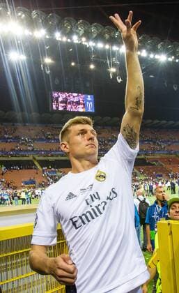 Samstag 28.05.2016, Champions League - Finale in Mailand, Saison 2015 2016, Atletico Madrid - Real Madrid, Toni Kroos (Real Madrid 8) DeFodi507