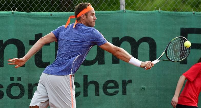 31.05.2016 - Tennis - ATP Tennis Herren Challenger Tour - Franken Challenge - Tournament Turnier - Männer Herren - - Julian Reister (Deutschland)