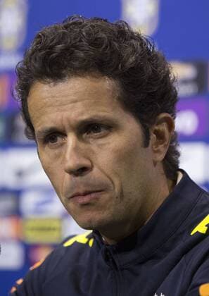 May 31, 2016 - Carson, California, U.S - Team doctor Rodrigo Lasmar of the national team Nationalteam of Brazil during a press conference PK Pressekonferenz at the StubHub Center in Carson California on Tuesday May 31, 2016. The team is preparing for the Copa America Centenario 2016 on Saturday at the Rose Bowl stadium in Pasadena California. Brazil press conference at StubHub Center - ZUMAp124