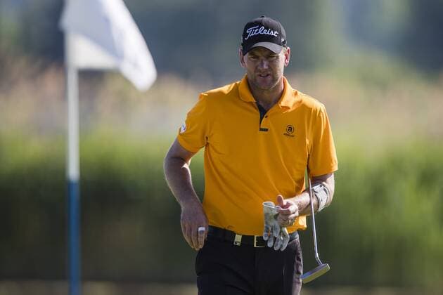 Golf, Nordea Masters, Tag 1 160602 Robert Karlsson, Sverige under dag ett av golftävlingen Nordea Masters den 2 juni 2016 i Stockholm.  Copyright: ANDREASxLxERIKSSON BB160602AE010