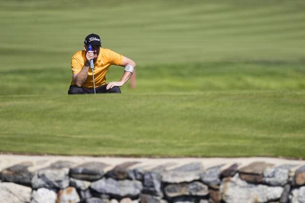 Golf, Nordea Masters, Tag 1 160602 Robert Karlsson, Sverige, under dag ett av golftävlingen Nordea Masters den 2 juni 2016 i Stockholm.  Copyright: ANDREASxLxERIKSSON BB160602AE019