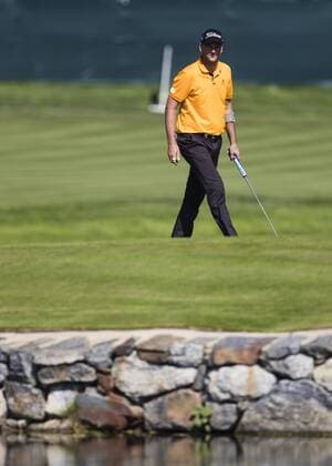 Golf, Nordea Masters, Tag 1 160602 Robert Karlsson, Sverige, under dag ett av golftävlingen Nordea Masters den 2 juni 2016 i Stockholm.  Copyright: ANDREASxLxERIKSSON BB160602AE021