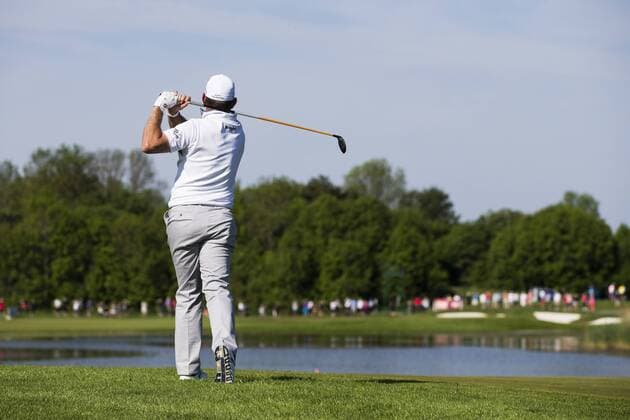 Golf, Nordea Masters, Tag 1 160602 Lee Westwood, England, under dag ett av golftävlingen Nordea Masters den 2 juni 2016 i Stockholm.  Copyright: ANDREASxLxERIKSSON BB160602AE022