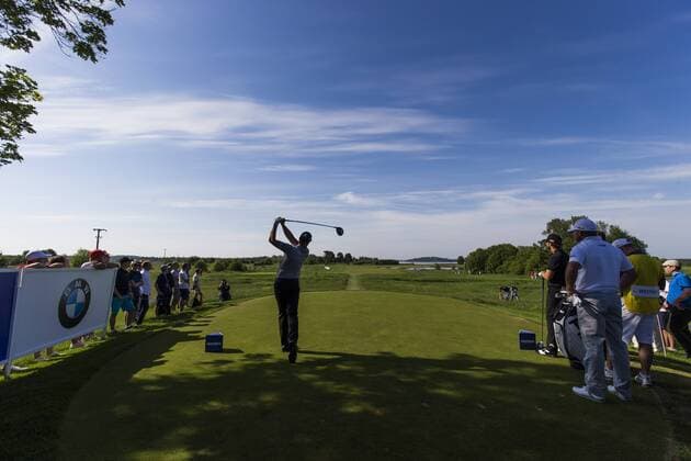 Golf, Nordea Masters, Tag 1 160602 Henrik Stenson, Sverige, under dag ett av golftävlingen Nordea Masters den 2 juni 2016 i Stockholm.  Copyright: ANDREASxLxERIKSSON BB160602AE023