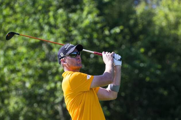 Golf, Nordea Masters, Tag 1 160602 Robert Karlsson, Sverige, under dag ett av golftävlingen Nordea Masters den 2 juni 2016 i Stockholm.  Copyright: ANDREASxLxERIKSSON BB160602AE026