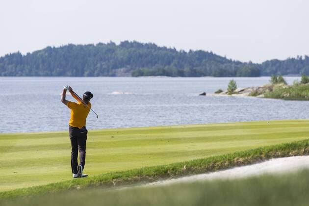 Golf, Nordea Masters, Tag 1 160602 Robert Karlsson, Sverige, under dag ett av golftävlingen Nordea Masters den 2 juni 2016 i Stockholm.  Copyright: ANDREASxLxERIKSSON BB160602AE027