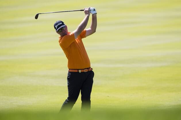 Golf, Nordea Masters, Tag 1 160602 Peter Hanson, Sverige, under dag ett av golftävlingen Nordea Masters den 2 juni 2016 i Stockholm.  Copyright: ANDREASxLxERIKSSON BB160602AE044