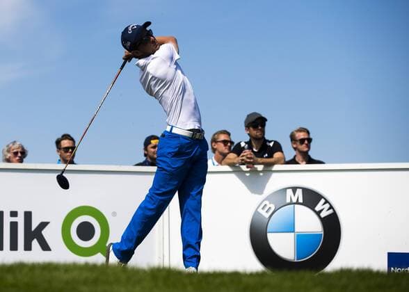 Golf, Nordea Masters, Tag 1 160602 Sebastien Gros, Frankrike, under dag ett av golftävlingen Nordea Masters den 2 juni 2016 i Stockholm.  Copyright: ANDREASxLxERIKSSON BB160602AE047