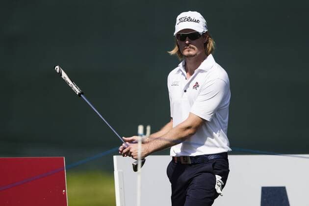 Golf, Nordea Masters, Tag 1 160602 Christofer Blomstrand, Sverige, under dag ett av golftävlingen Nordea Masters den 2 juni 2016 i Stockholm.  Copyright: ANDREASxLxERIKSSON BB160602AE050