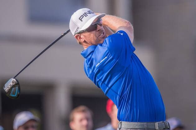 Golf, The Memorial Tournament in Dublin, Ohio June 2, 2016 - Dublin, Ohio, U.S - Hunter Mahan hits from the 10th tee during the first round of The Memorial Tournament at Muirfield Village Golf Club, Dublin, Ohio. PGA Golf Herren 2016 - The Memorial Tournament - First Round - ZUMAs304