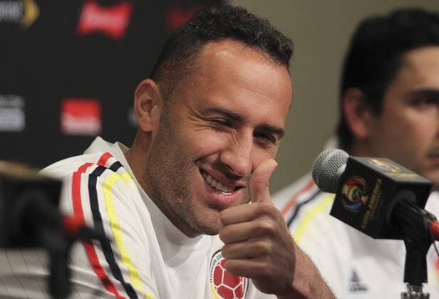 Colombian soccer national team Nationalteam goal keeper David Ospina participates in a press conference PK Pressekonferenz at Levi s stadium in Santa Clara, CA., USA. on 02 June 2016. Colombia will face USA s team at the Copa America Centenario 2016 inauguration match on 03 June 2016. EFE David Fernandez COLOMBIAN SOCCER NATIONAL TEAM TRAINING SESSION IN SANTA CLARA !ACHTUNG: NUR REDAKTIONELLE NUTZUNG!  SCL19 20160603-636005239555258137